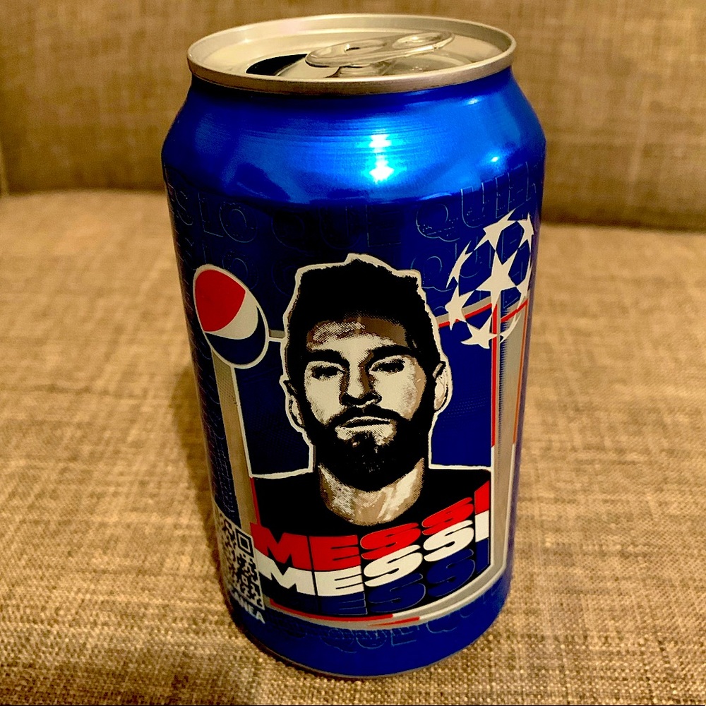 Lionel Messi Pepsi Can